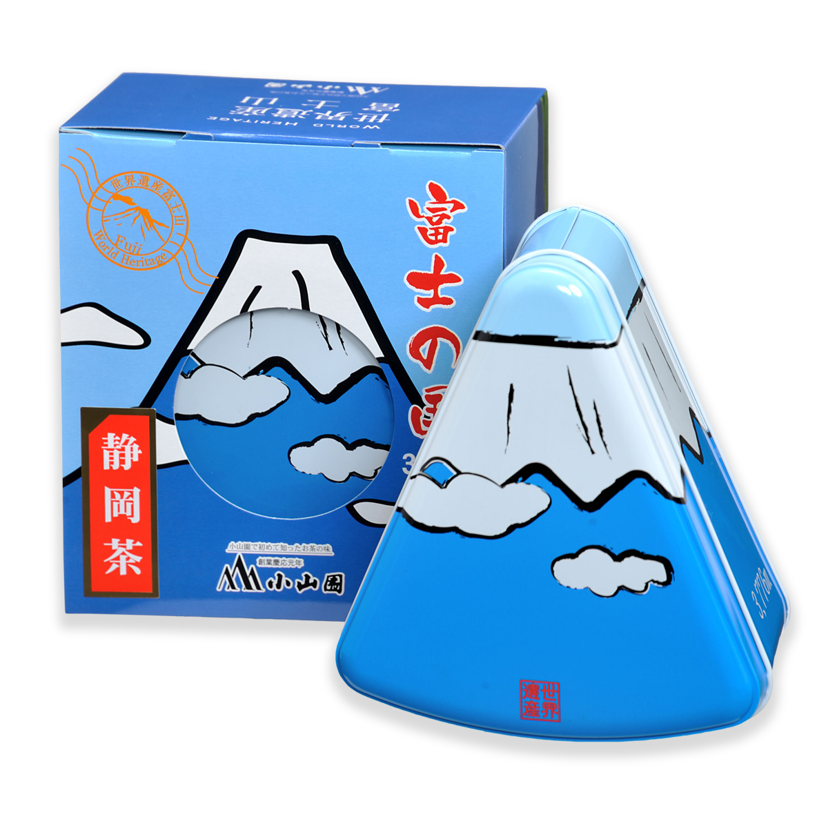 楽天市場 富士山缶入静岡茶 お茶の小山園