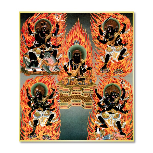 楽天市場】仏画色紙 五大明王 送料無料 送料込み （※送料無料はメール