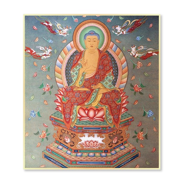 日本画家 出岡実 作 仏画 十二神将 アンニ羅像 絵画色紙 美品 です。 日本画家 出岡実 作 仏画 十二神将 アンニ羅像 絵画色紙