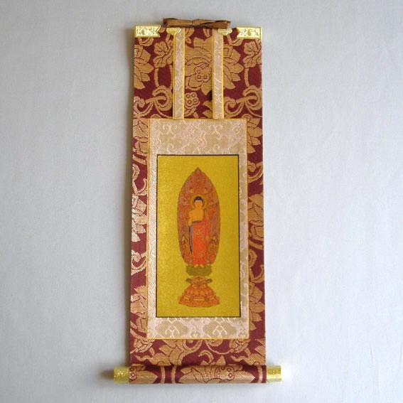 限定値下　収集品掛軸　高田派　120代　専修寺　三枚セット　1709 楽天市場】掛軸 3枚セット 小型 仏壇用 真宗 高田派用 豆代 （縦