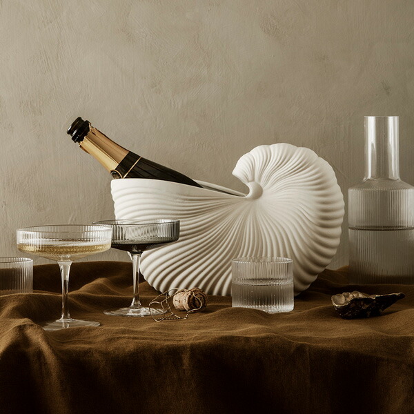 Ferm Living Shell Pot シェルポット オフホワイト 北欧 インテリア