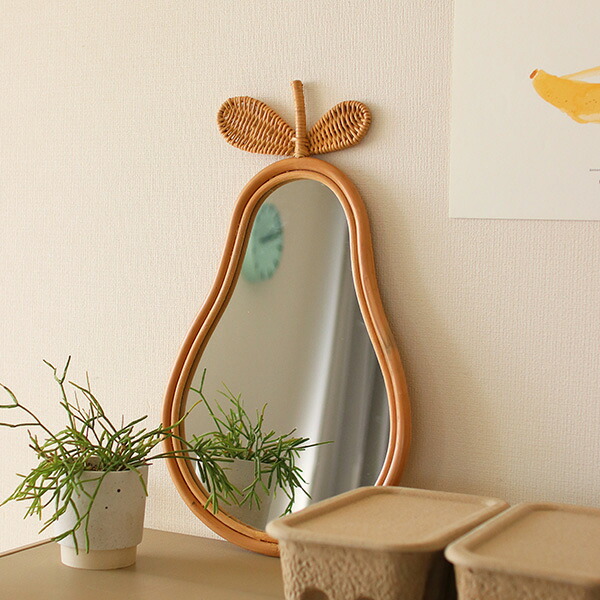 お取り寄せ】Ferm Living (ファームリビング) Pear Mirror (洋ナシ) 鏡
