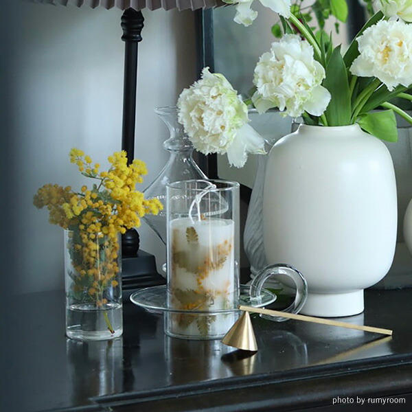 ferm LIVING ファームリビング Luce キャンドルホルダー クリア 国内在庫あり】Ferm Living (ファームリビング) Luce (ルース