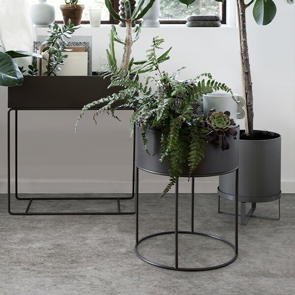 楽天市場 Ferm Living ファームリビング Plant Box プラントボックス Round ブラック 北欧 インテリア 家具 日本正規代理店品 大型送料 Kozlife コズライフ