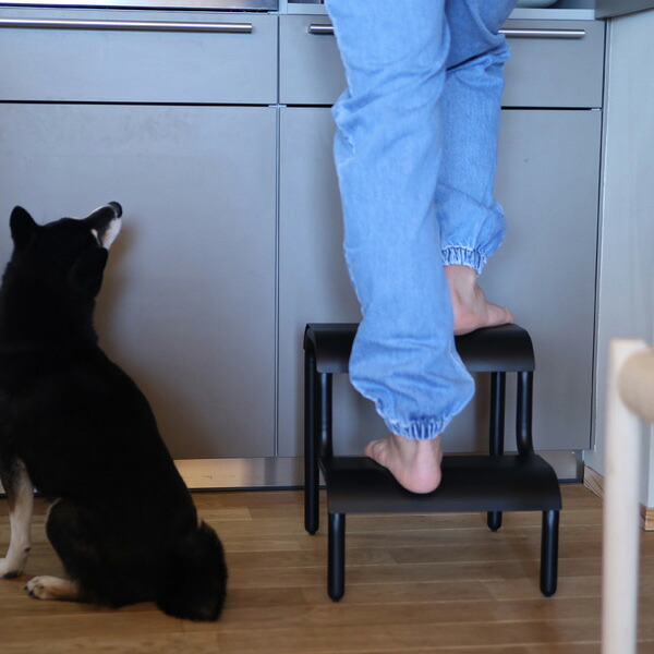 Ferm Living Up Step Stool アップステップスツール ブラック カシミア