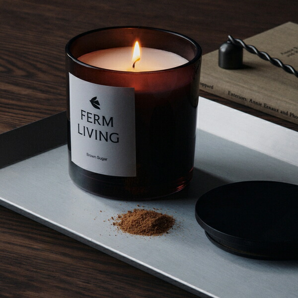 【国内在庫あり】 Ferm Living (ファームリビング) Vitto Scented Candle (ヴィト センテッドキャンドル) H10cm フィグ＆ベルガモット/ブラウンシュガー 北欧/インテリア/アロマ/クリスマス/日本正規販売店品