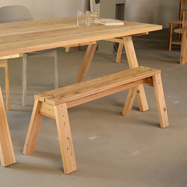 【お取り寄せ】 石巻工房 ISHINOMAKI STACKING BENCH 屋久島地杉 ベンチ/家具 【実費送料】