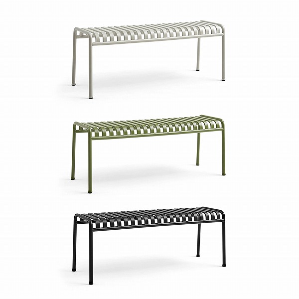 【お取り寄せ】HAY (ヘイ) Palissade Bench パリサード ベンチ アンスラサイト/オリーブ/スカイグレー【実費送料】【日本正規代理店品】｜KOZLIFE　コズライフ