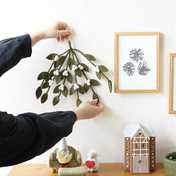 クリスマスリース　ヤドリギの飾り　JL Collection クリスマスリース ヤドリギの飾り JL Collection Creema限定