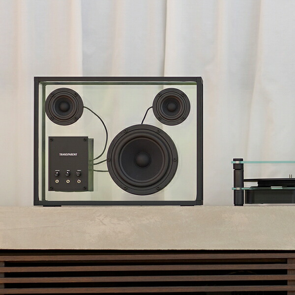 【お取り寄せ】 TRANSPARENT (トランスペアレント) Transparent Speaker（トランスペアレント スピーカー） ホワイト/ブラック 北欧/スウェーデン/スピーカー/オーディオ/インテリア