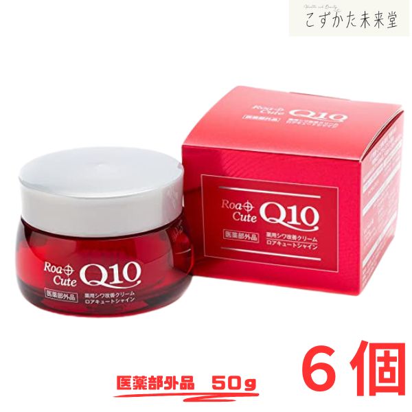 ロアキュートシャイン 高保湿シワ持ちなおす皮膚軟化剤 50g 治療法部外品 6個書き割り ナイアシンアミド 角質層まで潤い世話をする 薬用シワ持ちなおす皮膚軟化剤