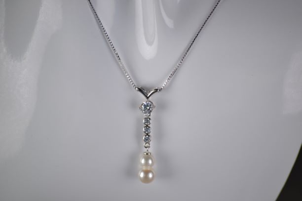 SVネックレス シルバー パールネックレス シルバーネックレス ツインパール レディース パールネックレス 真珠ネックレス シルバーネックレスレディース 真珠 パール 双子 ツイン フォーマルネックレス 妻の誕生日プレゼント 記念日 プレゼント かわいい 真珠のネックレス