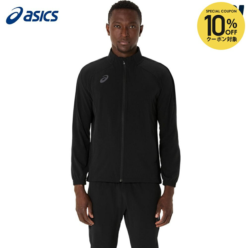 【10％OFFクーポン対象】アシックス asics サッカーウェア メンズ STRETCH WOVEN SLIM JACKET 2101A298 2025SS
