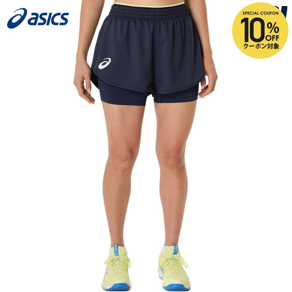 【10%OFFクーポン対象】アシックス asics テニスウェア レディース ショーツ 2042A352-400 2025SS