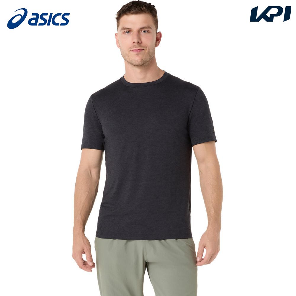 【10％OFFクーポン対象】アシックス asics フィットネスウェア メンズ ＲＥＦＩＮＥＤ　ＴＥＸＴＵＲＥショートスリーブシャツ 2031F315-001 2026SS