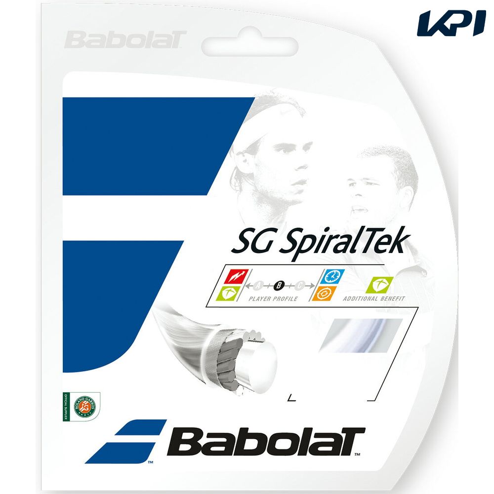 あす楽対応 BabolaT バボラ SGスパイラルテック BA241124 硬式テニスストリング ガット 即日出荷 話題の行列