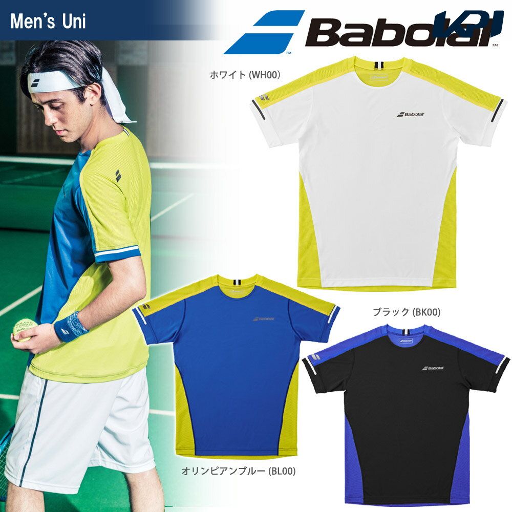 「あす楽対応」バボラ Babolat テニスウェア ユニセックス ショートスリーブシャツ BTUMJA00 2018FW 『即日出荷』[ポスト投函便対応]