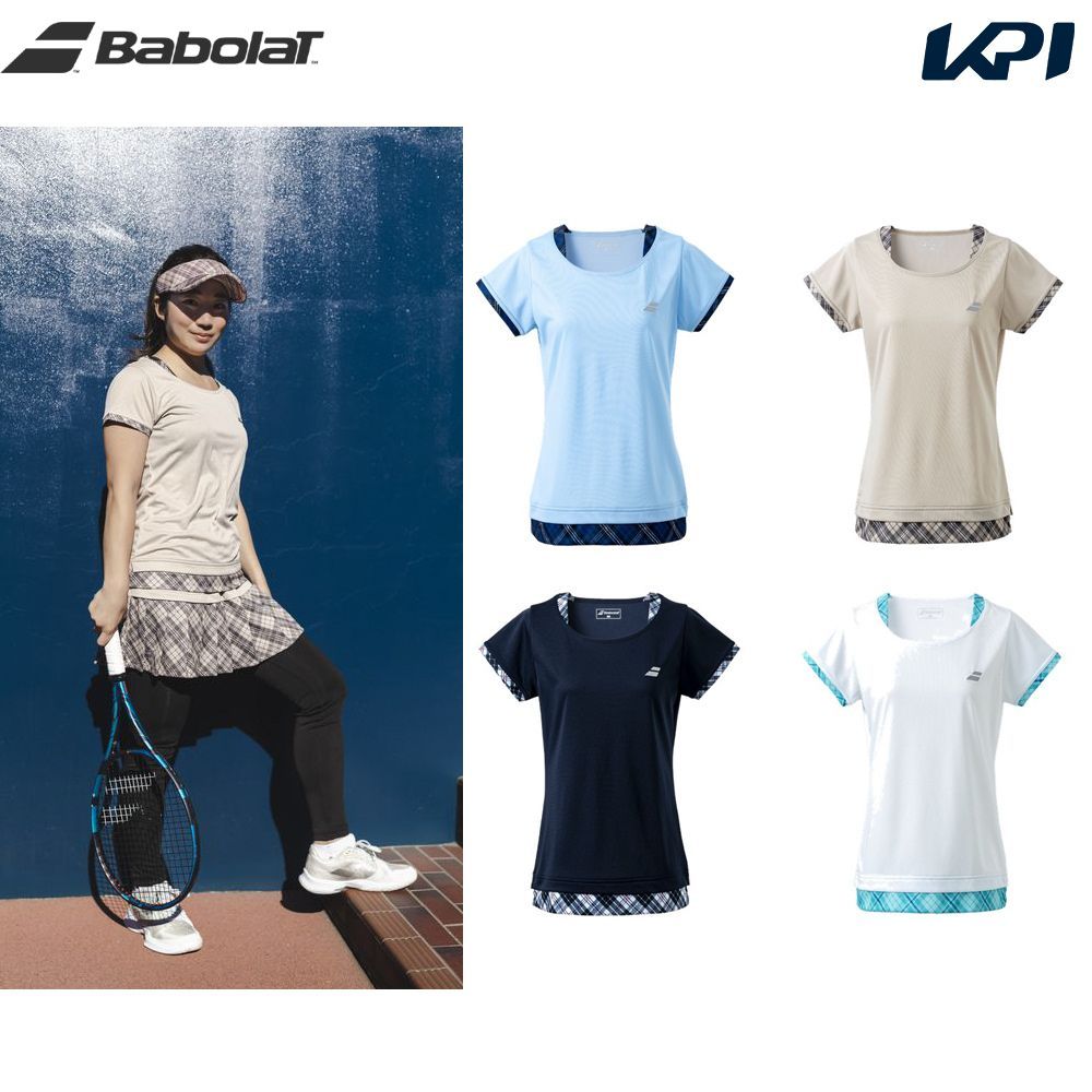 楽天市場】バボラ Babolat テニスウェア レディース CLUB SHORT SLEEVE