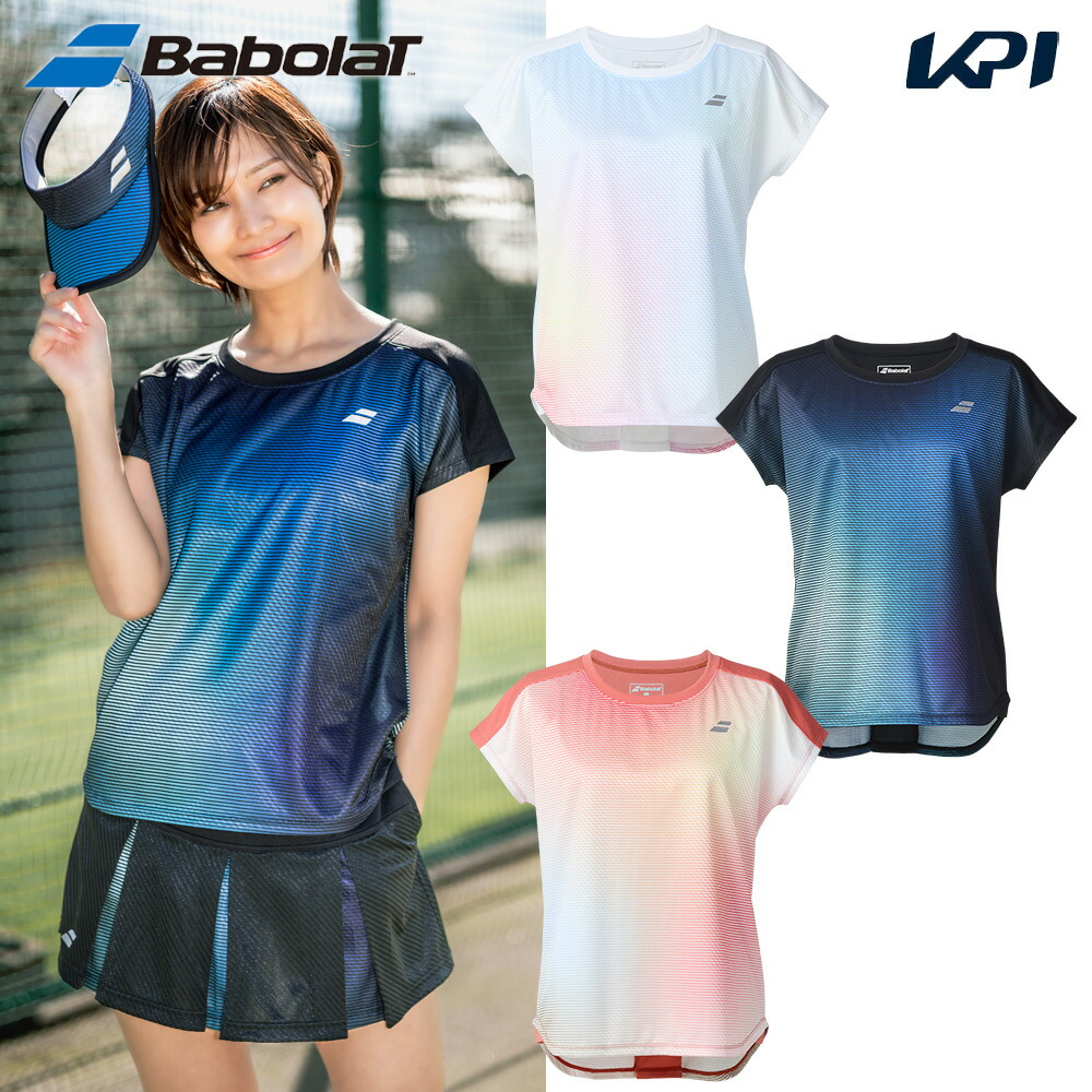 楽天市場】バボラ Babolat テニスウェア レディース PURE SHORT SLEEVE