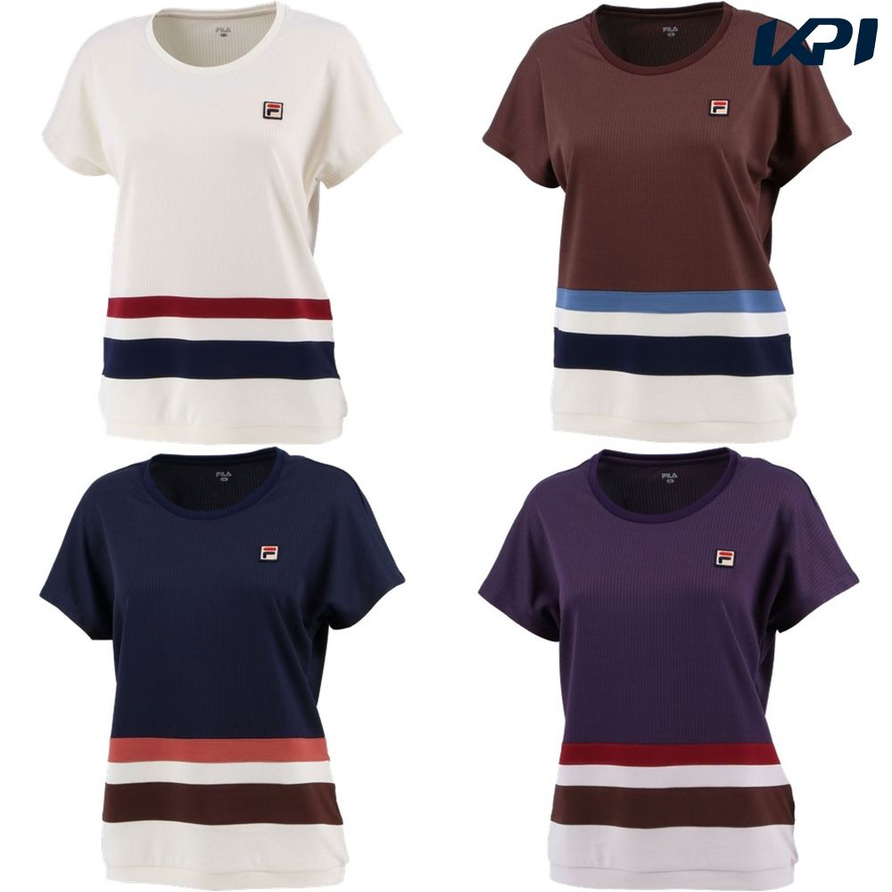 【全品10％OFFクーポン▽〜6/5】「あす楽対応」フィラ FILA テニスウェア レディース ゲームシャツ VL2517  2022FW『即日出荷』 KPI