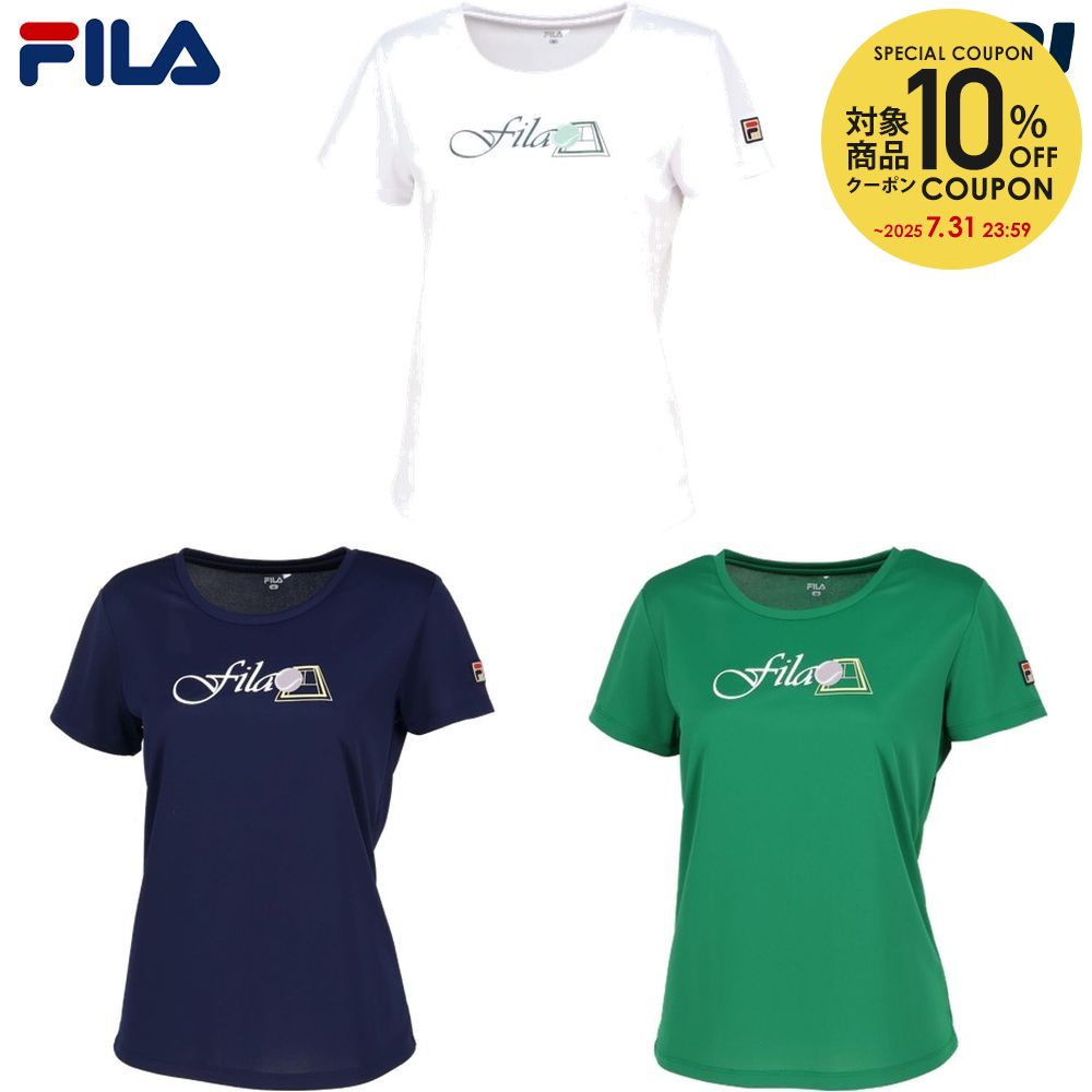フィラ FILA テニスウェア ゲームシャツ 2025SS fil-el0063-08z-1.jpg