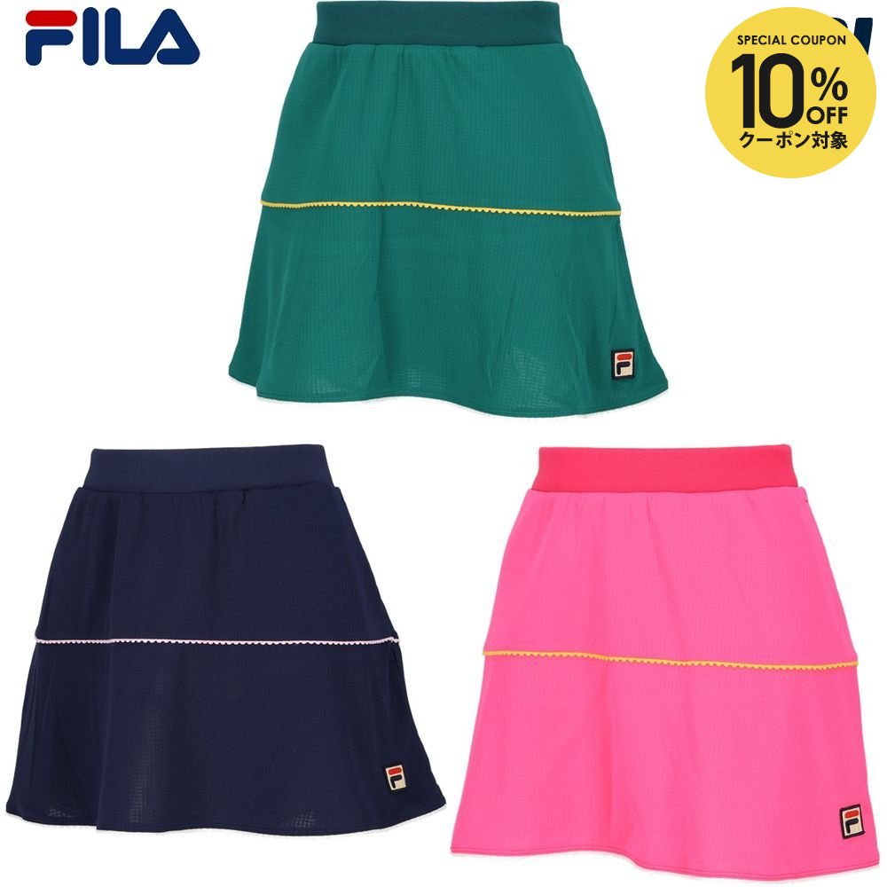 【10％OFFクーポン対象】フィラ FILA テニスウェア レディース スコート CZ6SGW017 2026SS