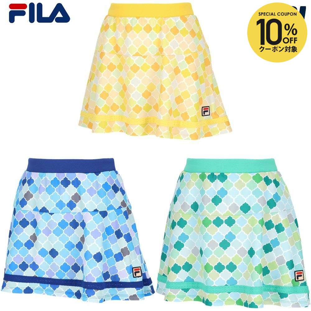 【10％OFFクーポン対象】フィラ FILA テニスウェア レディース スコート CZ6SGW025 2026SS