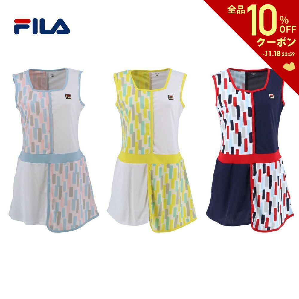 楽天市場 全品10 Offクーポン 9 フィラ Fila テニスウェア レディース ワンピース Vl2284 21ss Kpi