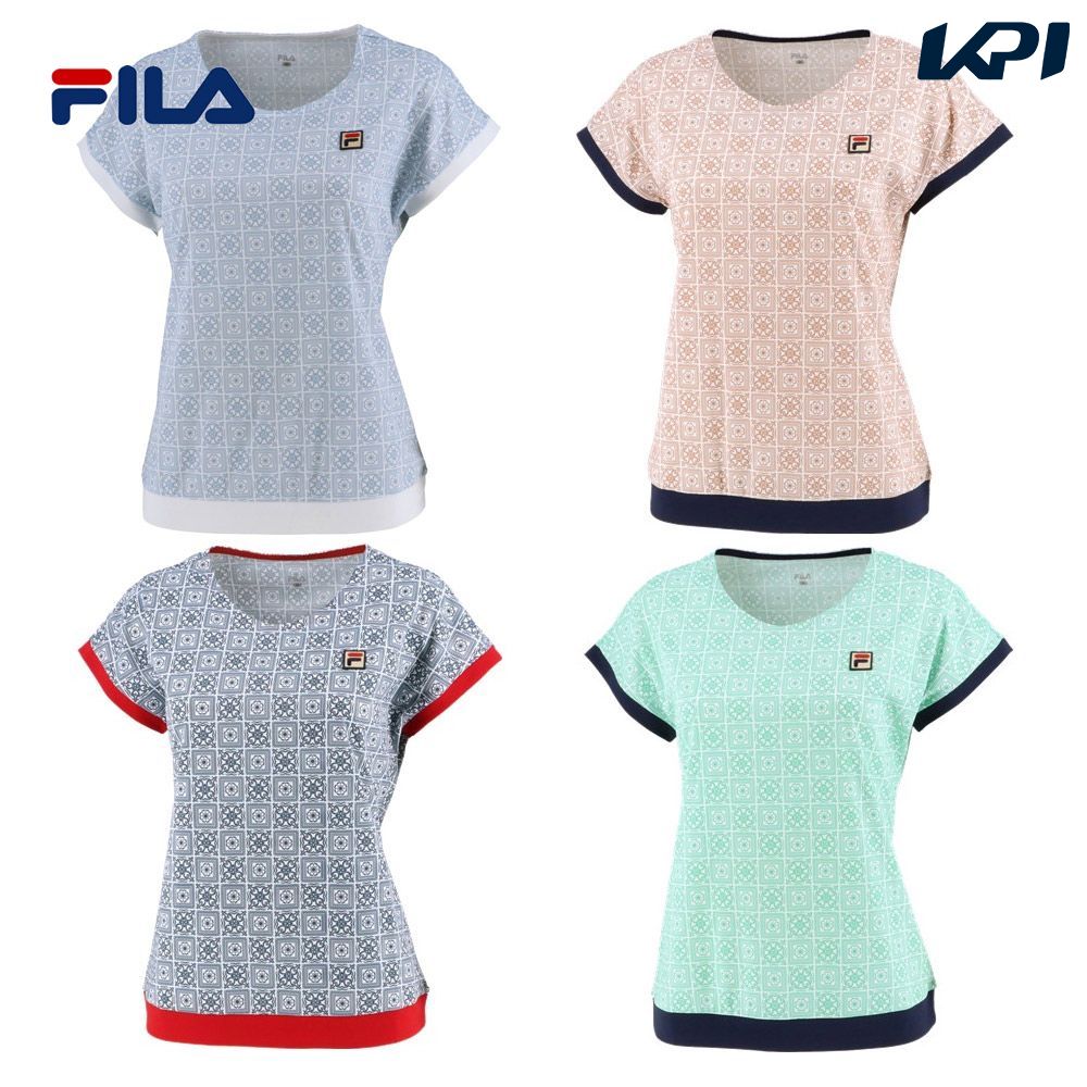 楽天市場 フィラ Fila テニスウェア レディース ゲームシャツ Vl2305 21ss Kpi24