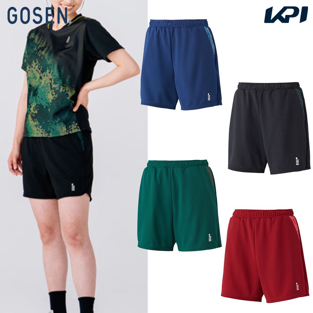 【10%OFFクーポン対象】ゴーセン GOSEN テニスウェア レディース ハーフパンツ PP2601 2026SS