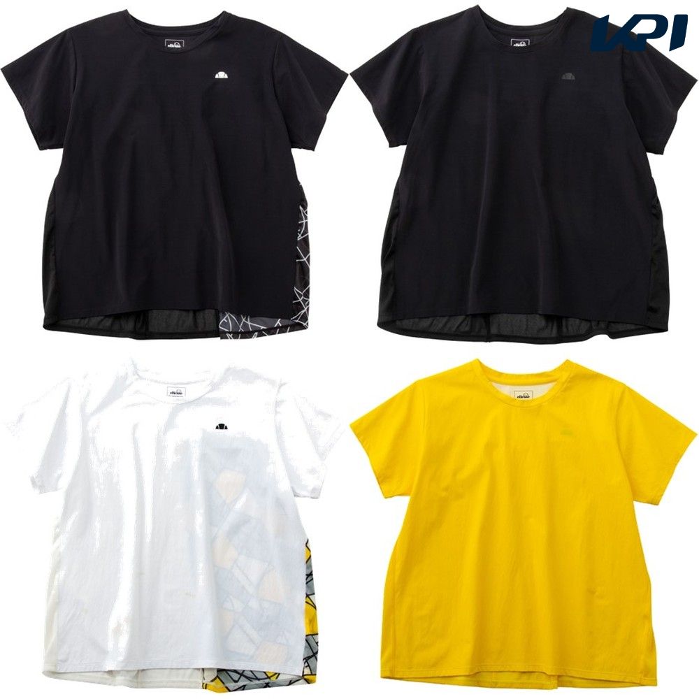 Tシャツ 完璧 10 Offクーポン対象商品 3 21 エレッセ ポスト投函便対応 21ss Ew Shirts Tuck Back バックタックシャツ レディース テニスウェア Ellesse Beachsidecliniccr Com