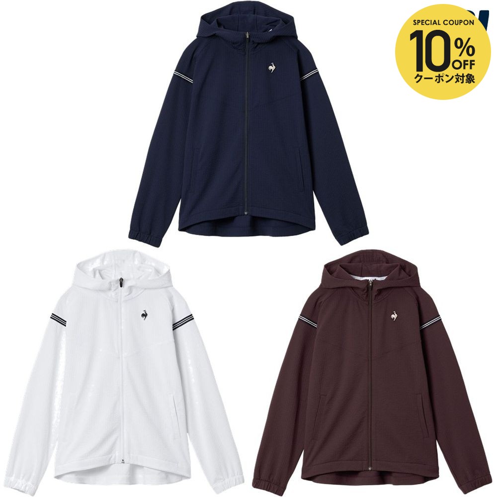 ルコック le coq sportif テニスウェア レディース フルジップフーディージャケット LN5FJK20L 2025FW