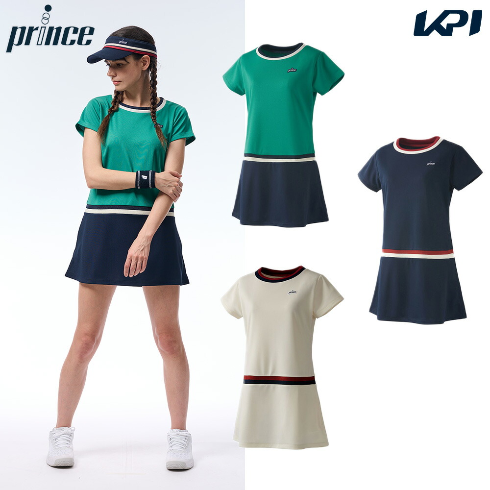 【10％OFFクーポン対象】プリンス Prince テニスウェア レディース ワンピース WF5410 2025FW