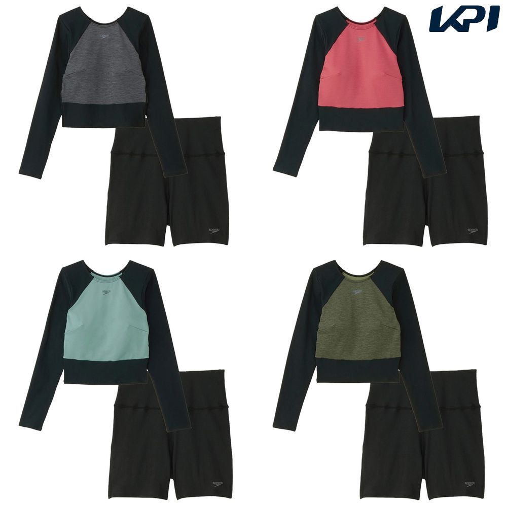【10％OFFクーポン対象】スピード Speedo 水泳水着 レディース minimUm L/S SFW22450