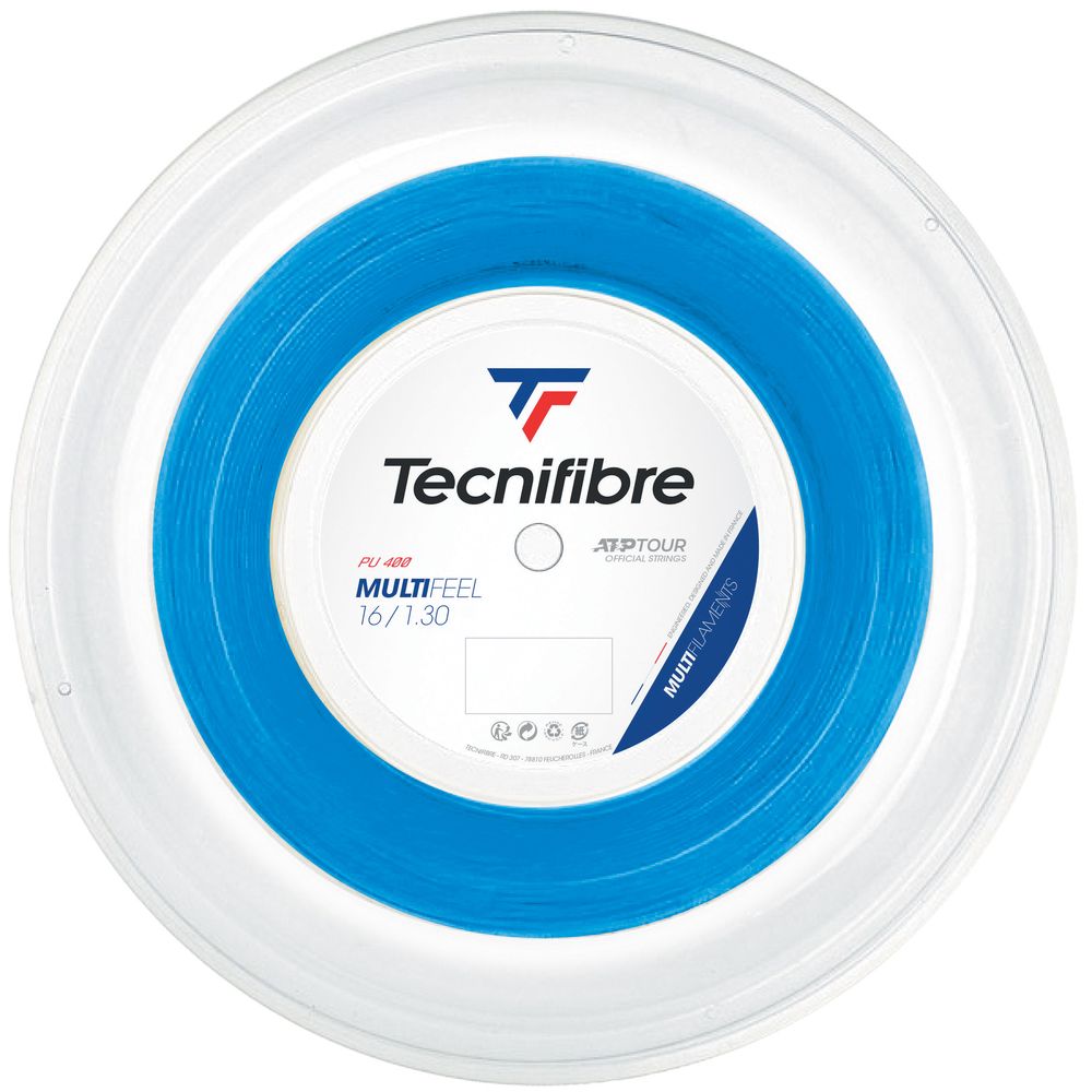 テクニファイバーTecnifibreテニスガット・ストリングMULTIFEEL(マルチフィール)1.30mm200mロールTFR221