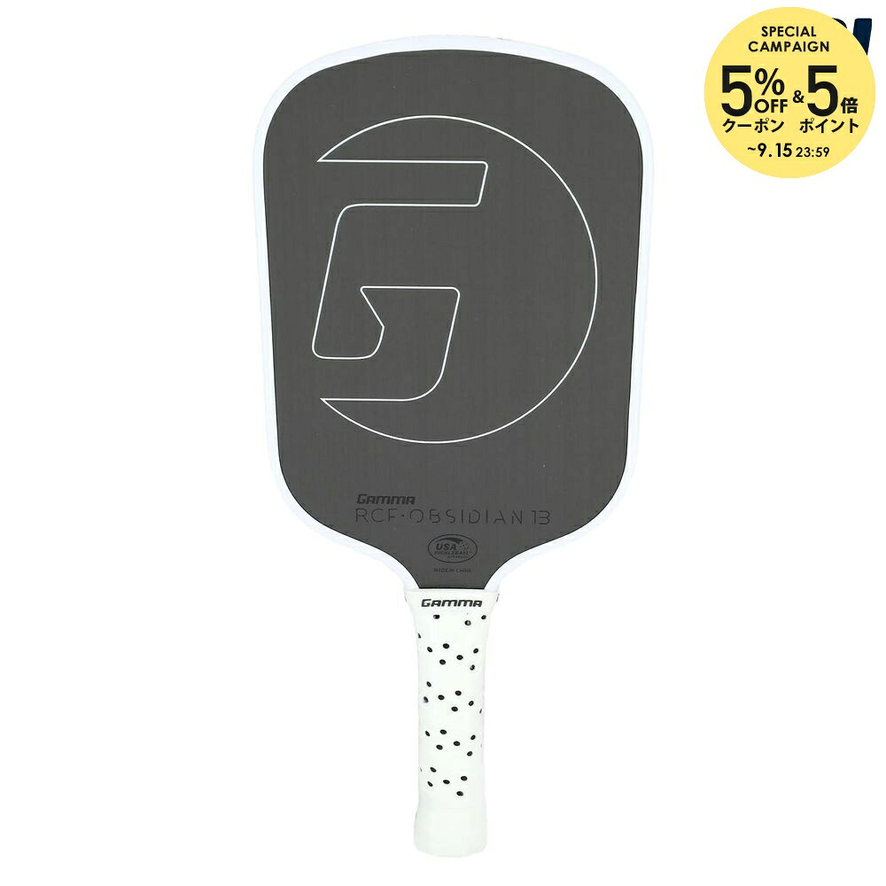 【10％OFFクーポン対象】ガンマ GAMMA ピックルボールパドル PICKLEBALL PADDLE RCF OBSIDIAN 13 1E805703