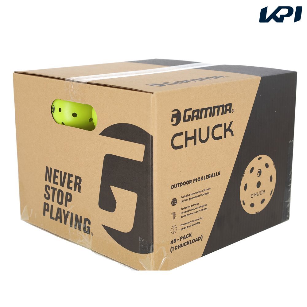 【10％OFFクーポン対象】ガンマ GAMMA ピックルボールボール PICKLEBALL CHUCK OUTDOOR BALL 48P 1E805866 23,126円