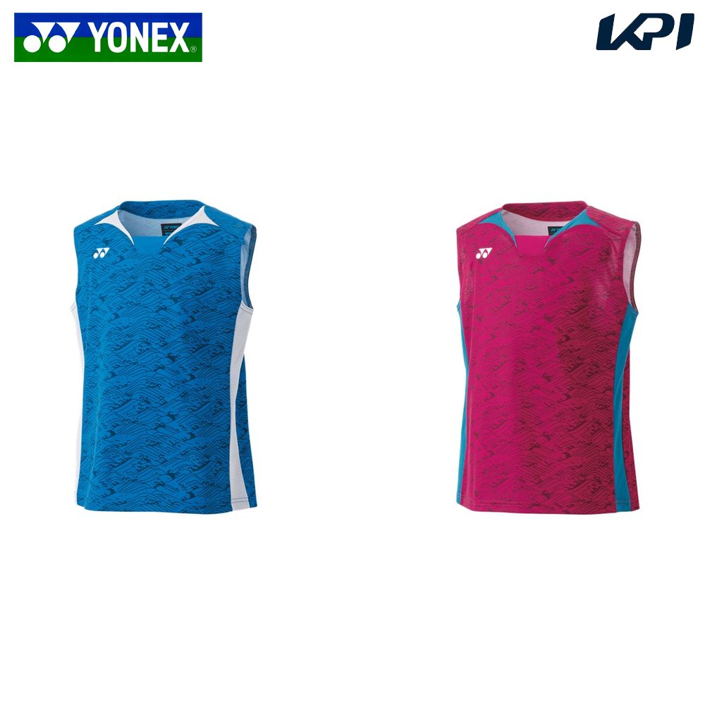 YONEX ノースリーブシャツ 青 赤 半袖トップス(通常)｜全商品】ヨネックス【公式】オンラインショップ