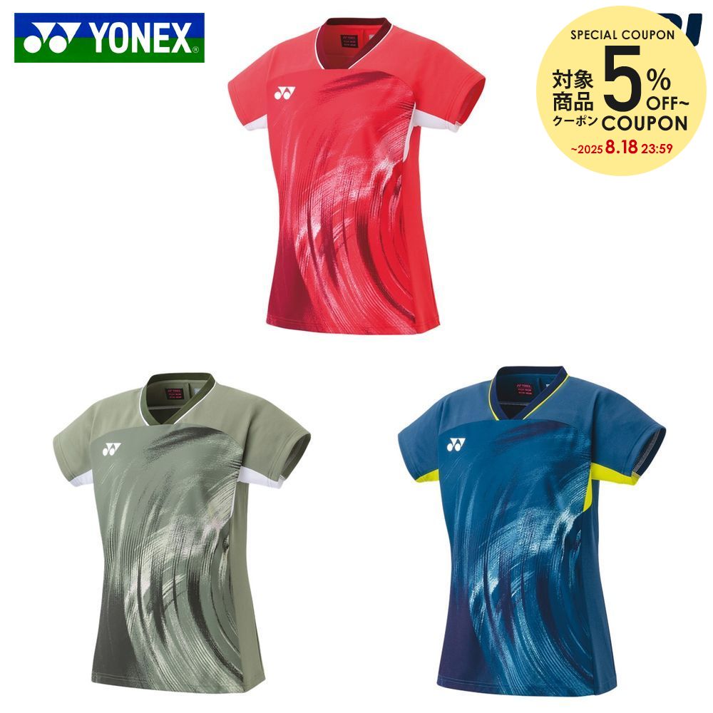 YONEX '24 FEEL SERIES 数量限定 ゲームシャツ(WOMEN) YONEX ヨネックス テニスウェア レディース ゲームシャツ 20816