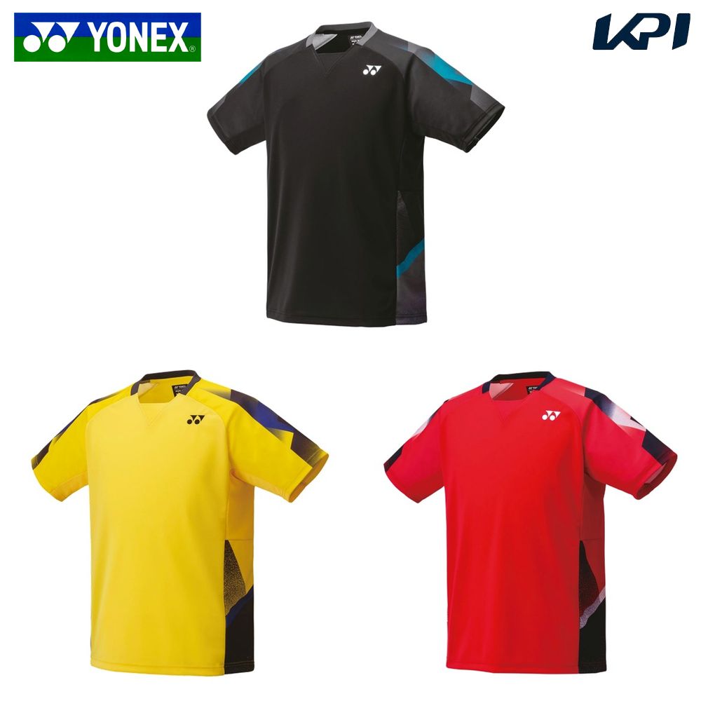 YONEX バドミントンシャツ 黒/赤/黄 YONEX バドミントン シャツ 黒/赤/黄 楽天市場】【5％OFF