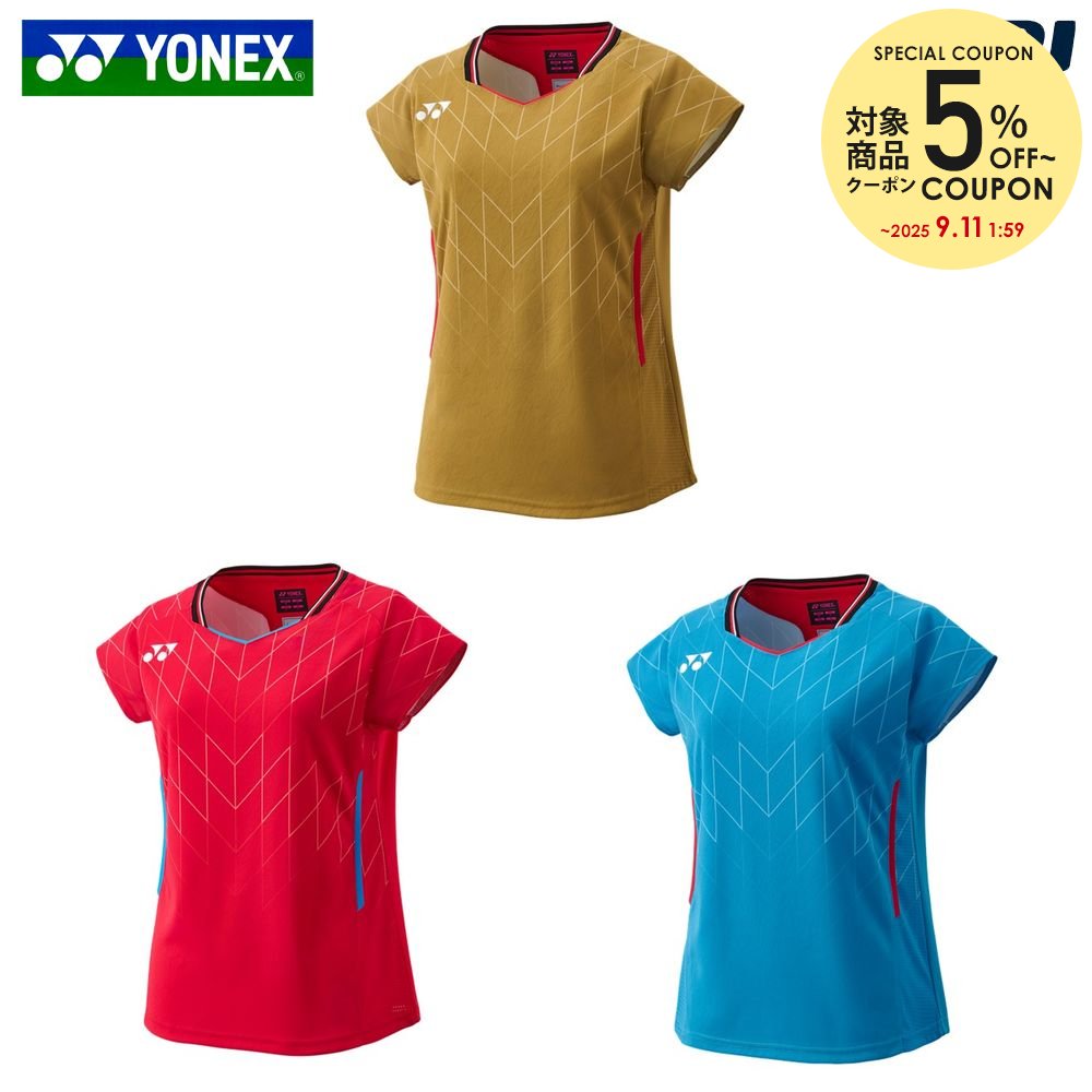 新品タグ付き　YONEX バドミントン　限定　ゲームシャツ　レディースO YONEX ヨネックス バドミントン レディース ゲームシャツ 20848