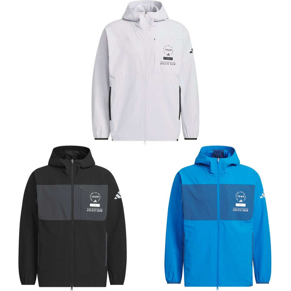 アディダス adidas マルチSPお召しもの メンズ   翻案 レギュラー填まる ボンネット付キ フルジップ 貨物自動車いの一番 DM078 2026SS