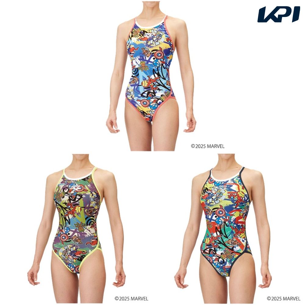アリーナ ARENA 水泳水着 レディース トレーニングワンピース（オープンバック） AS5SWM50L｜KPI24