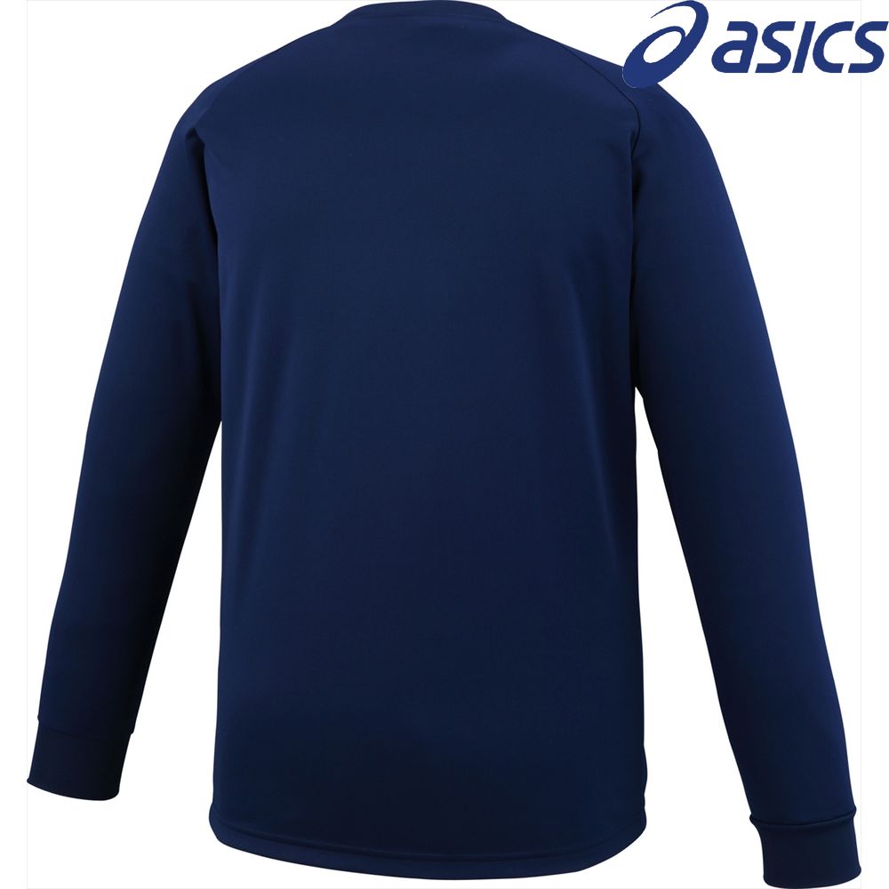 アシックスasicsバレーボールウェアユニセックスプラクティスロングスリーブトップXW6747-502018SS