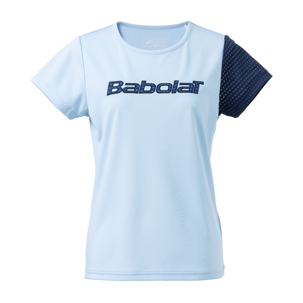 カラー バボラ（Babolat）レディースウェア PURE SHORT SLEEVE SHIRT BWG2378 7月下旬発売：テニスプロショップラフィノ  すので - shineray.com.br