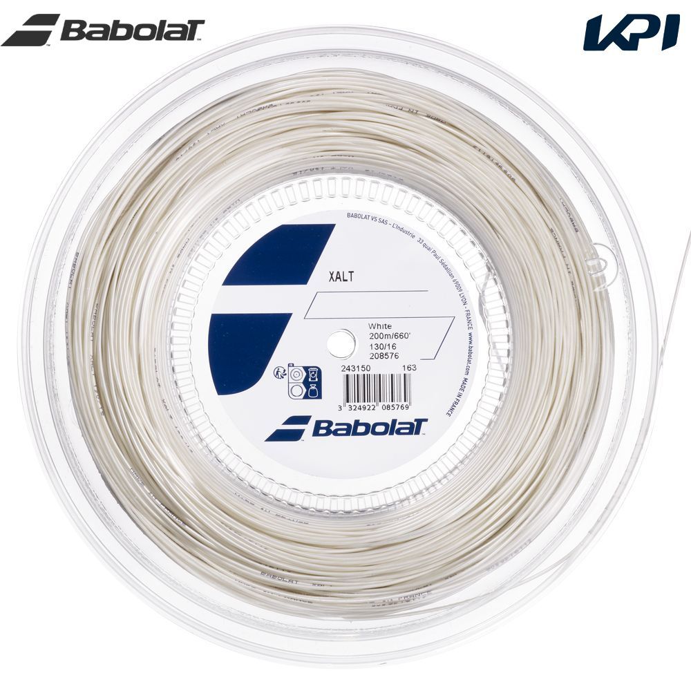 バボラ Babolat テニスガット・ストリング XALT エクサルト 125/130 200mロール ロールガット 243150|KPI24