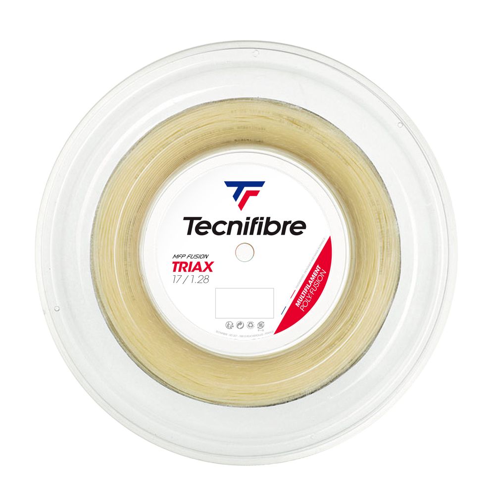 テクニファイバー Tecnifibre テニスガット・ストリング TRIAX 1.28mm トライアックス ロール200m TFR310 TFSR301 「レーザースピントライアル エントリー対象」|KPI24