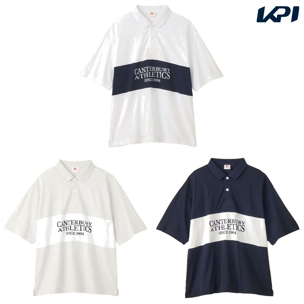 カンタベリー CANTERBURY ラグビーウェア メンズ ショートスリーブパネルビッグ RA325115 2025SS