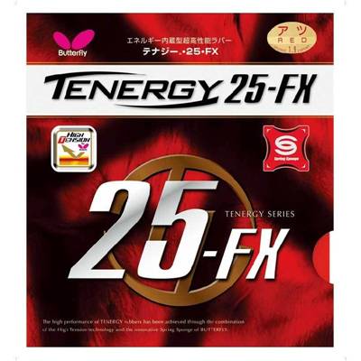 夢見鳥（Ｂｕｔｔｅｒｆｌｙ）≪テナジー・２５ ＦＸ 05910≫ガット・天然ゴム≪ピンポン≫