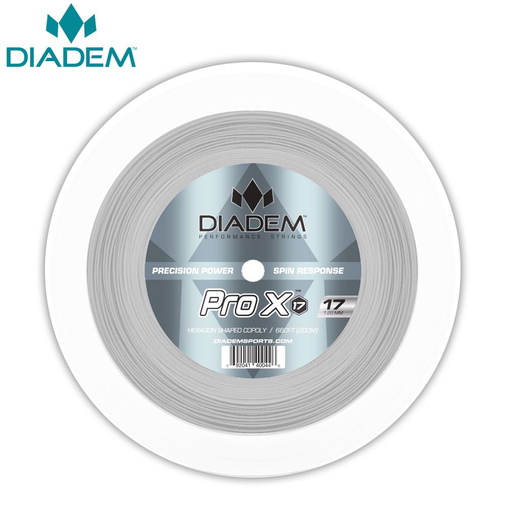 ダイアデム DIADEM テニスガット・ストリング Pro X プロ エックス 16L 200mロール DIA-TFA018|KPI24